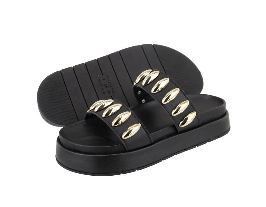 Flatform Amanda Preta | KUENTO SHOES